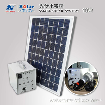 10W Solar System with High Efficiency Solar Cells
